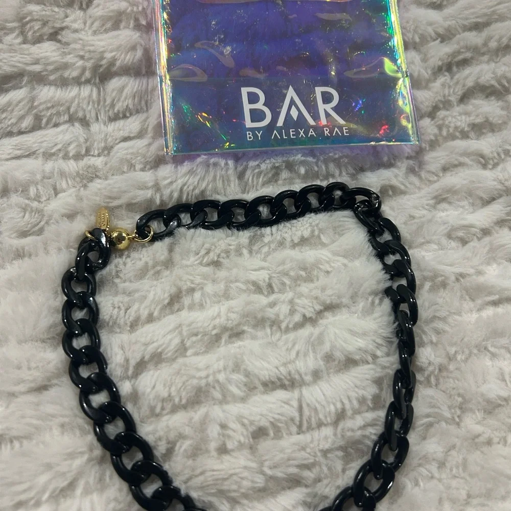 Black Chain Necklace by BAR by Alexa Rae - Picture 2 of 3